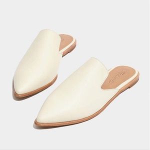 Madewell Gemma Mule Cream / white color 8.5